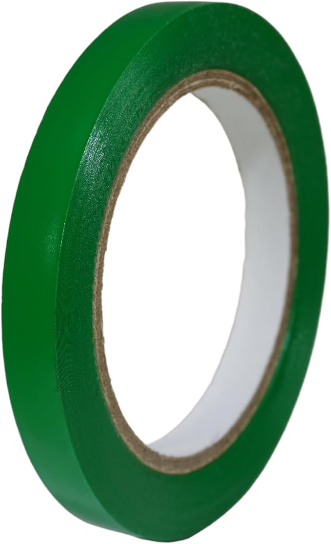 GGR Supplies T.R.U. CVT-536 Kelley Green Vinyl Pinstriping Dance Floor Tape: 1/2 in. Wide x 36 yds. Several Colors