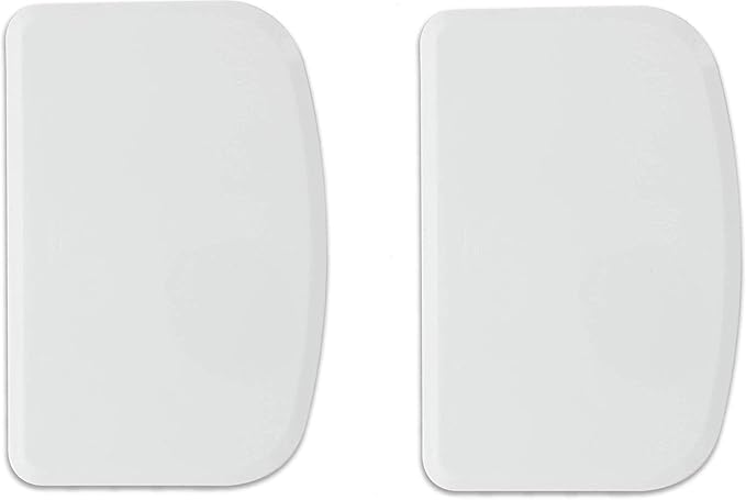 Sourdough Plastic Bench Dough Scraper Bowl Flexible Food-safe Cutter Flexible Multipurpose Good Grip Curved and Flat Edge Dough Food Scrapers for Kitchen Bread Dough Cake Fondant Icing 2 Pack
