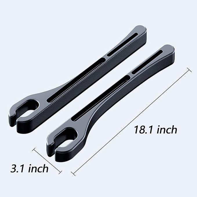 LEIWOOR 2 Pcs Car Seat Gap Filler，PU Leather Fill The Gap Between Seat and Center Console，Universal Fit Organizer for Car SUV Truck