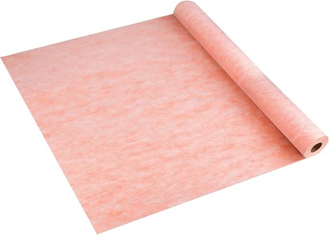 3.8 ftx57 ft Waterproof Membrane for Shower,Waterproofing Shower Membrane for Sauna Bathroom Kitchen Wall Tile Floor Underlayment,Tile Underlayment Seam Tape Uncoupling Band,23.6 Mils Thick,216 Sq Ft