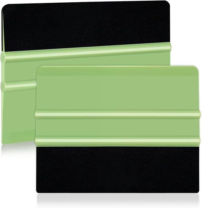 WRAPXPERT Squeegee for Vinyl,2Pack Felt Squeegee Vinyl, Tool Kit for Crafts Car Wrap Window Tint Wallpaper Glass Film Application