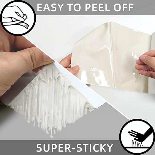 RV Roof Repair White Tape, 4 Inch X 50 Feet, RV Repair Seal Tape for Camper Roof Repair, Trailer Roof Sealant, Stop Camper Roof Leaks, UV-Resistant, Weatherproof, White