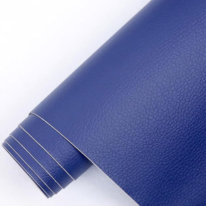 20 X 197 Inches Leather Repair Kit for Furniture, Waterproof Leather Tape Patch Couch Covers Car Seat Repair Self Adhesive Leather Repair Kit (Royal Blue)