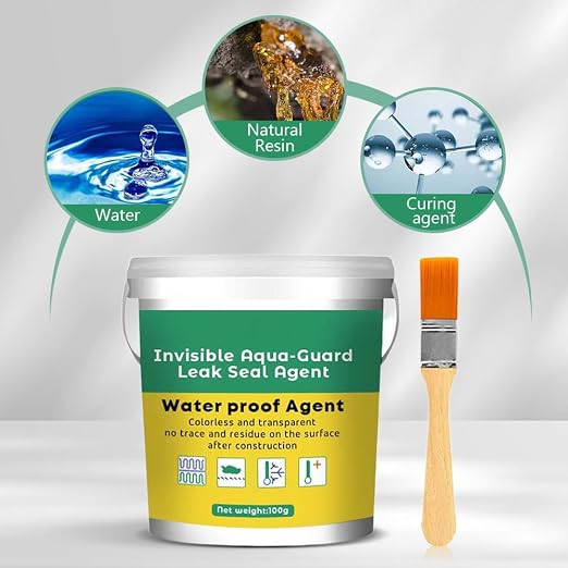 2024 New Invisible Waterproof Agent Set, Upgrade Super Strong Transparent Waterproof Coating Agent, Anti-Leakage Agent Transparent Leakage Protection Glue Repairing Leak Waterproof Adhesive (1)