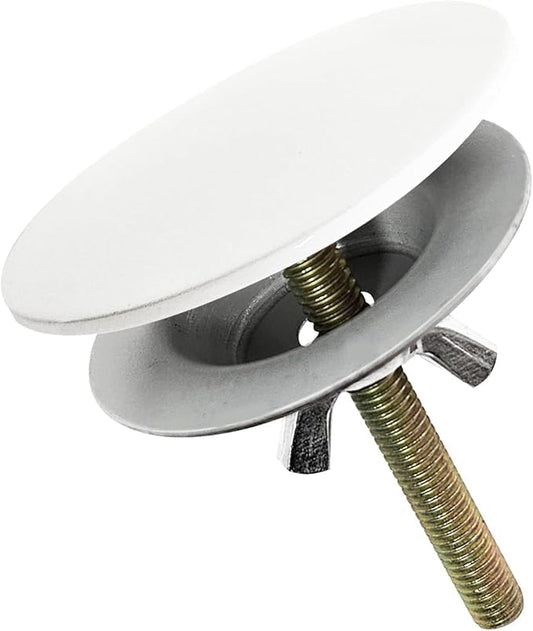 Westbrass 2" Kitchen Sink Hole Cover, Powder Coat White, D202-50