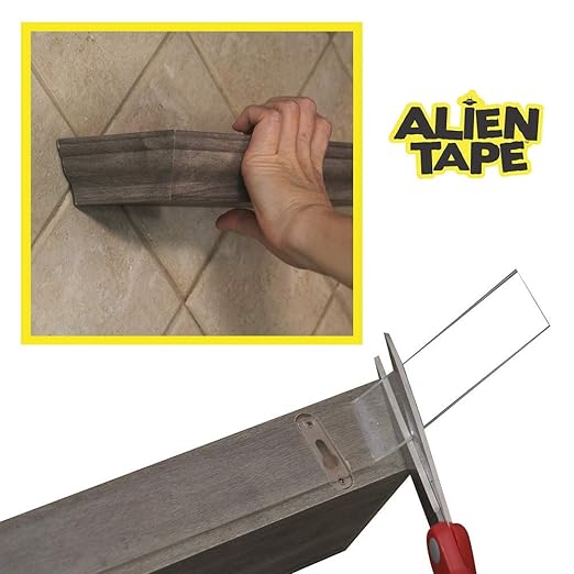 ALIEN TAPE Nano Double Sided Tape 60 Feet, 6 Rolls - Multipurpose Removable Adhesive Transparent Grip Mounting Tape Washable Sticky - Heavy Duty for Crafts, DIY Projects, Home Repairs - As Seen On TV