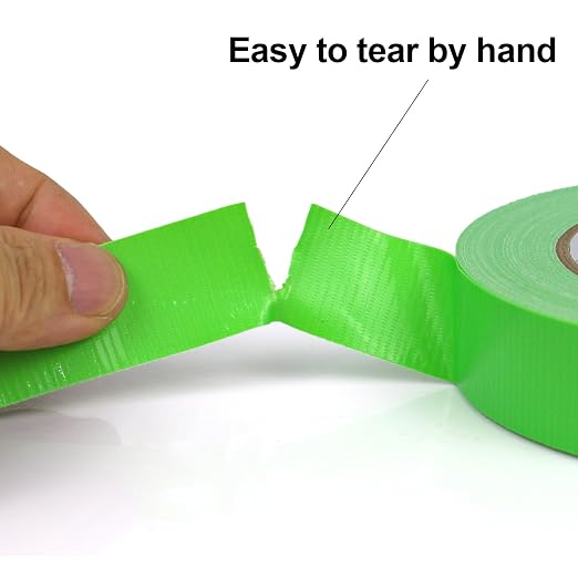 BOMEI PACK Heavy-Duty Duct Tape, Green1 inch by 30-Yard,3-Pack, Great for General-Purpose Use, Home Repairing, DIY Work, Auto Repair & Outdoor Activities