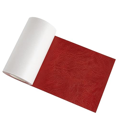 Leather Repair Tape kit Self Adhesive Patch Retro Orange 4x60 inch Heavy Duty for Furniture, Computer Chair, Couches