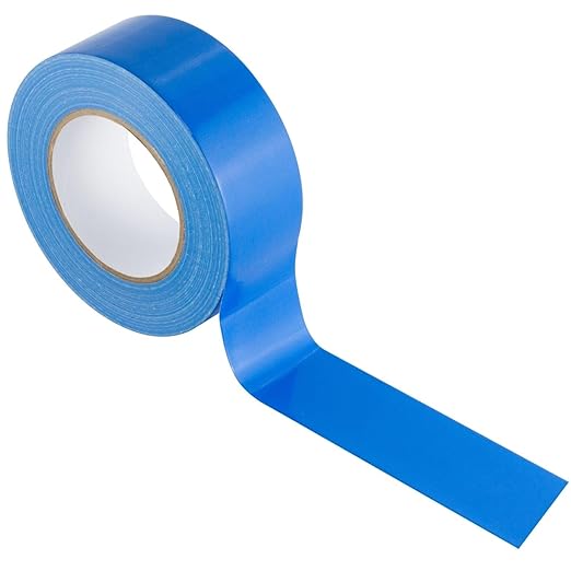 GTSE Blue Duct Tape, 2 Inches x 55 Yards (164 ft), Heavy Duty, Waterproof Repair Tape for Indoor or Outdoor Use, 24 Rolls