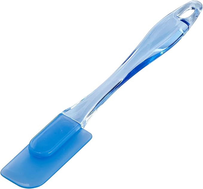 Wilton Easy Flex Silicone Spatula Set - Your Versatile Tools for Mixing, Folding, Scraping, Cooking, Frosting and Serving, Blue, 3-Piece