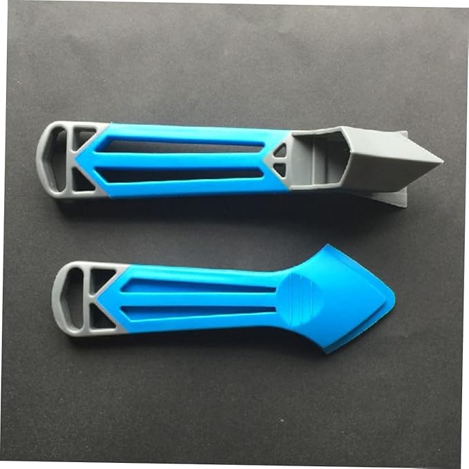Veemoon 2 Pcs Caulk Remover Caulking Tool Kit Caulk Removal Tool Sealant Scraper Glue Shovel