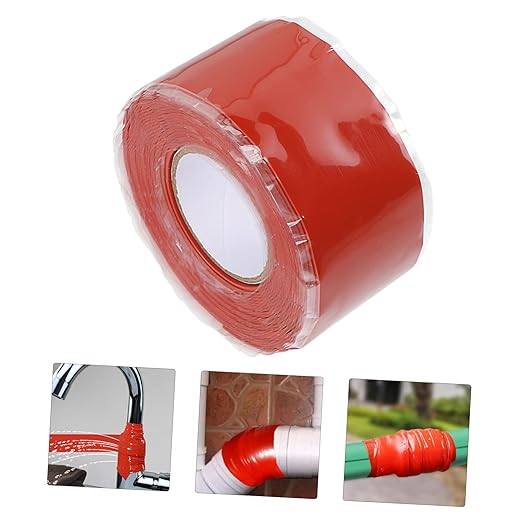 Alipis 3pcs Pipe Sealing Tape Self-Adhesive Flexible Sealant for Plumbing Repairs for More