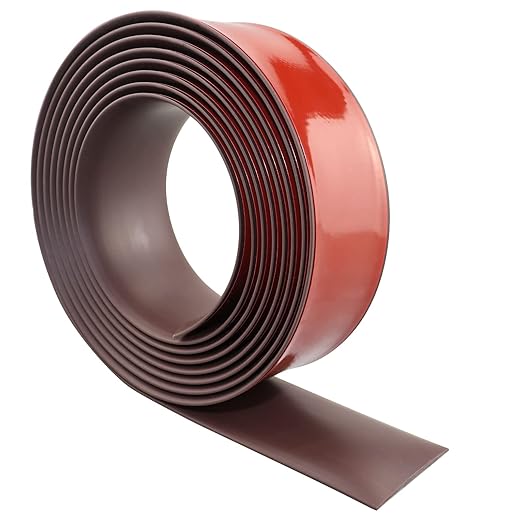 Floor Transition Strip 2" Self Adhesive Flat Vinyl Flooring Transitions Strip with Strong Backing (5cm, 20FT, Coffee)