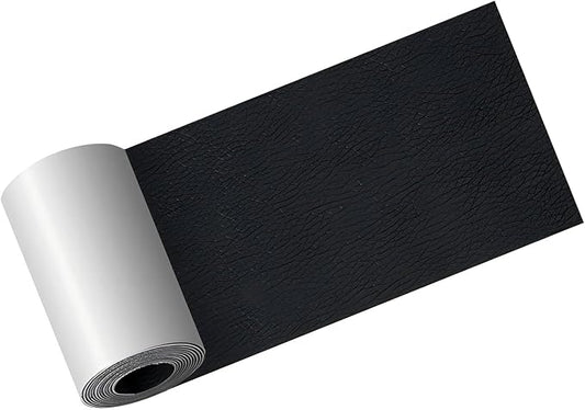 Car Leather Repair Patch, Waterproof Anti-Scratch Repair Tape, Breathable Flexible Refurbished Tape, Cuttable Self-Adhesive Patch Kit for Most Car Seat & Home Furniture (Black)