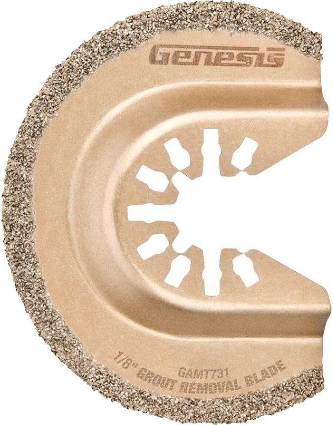 Genesis GAMT731 Universal Quick Fit 1/8" Grout Removal Blade,Black