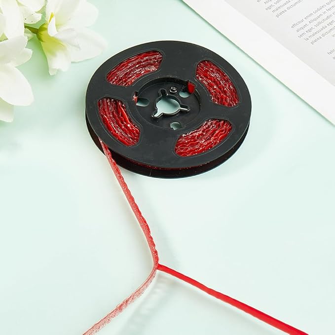 GORGECRAFT 9.84 Feet x 0.31 Inch Glitter Bathroom Caulk Ceiling Molding Peel and Stick Flexible Wall Trim Waterproof Self Adhesive Caulking Tape Sealant Strip Border for Bathroom Kitchen Stove Toilet