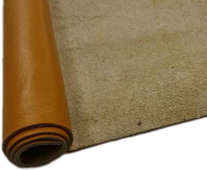 REED Leather HIDES - Cow Skins (40 Square Foot, Light Brown) | Arts and Crafts