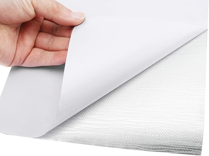 RealPlus 7.8" x 50' RV Underbelly Tape Waterproof Belly Tape with Permanent Sealing Adhesive for Camper Travel Trailer Mobile Home, Tear Repair Patch