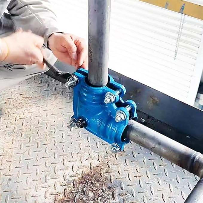 Pipe Repair Clamp 3 Inch Pipe Elbow(Outer Diameter of the Pipe is about 3.5 inch),90 Degree Elbow Leak Sealer,Short Radius,For PPR/PE/Iron Pipes With Threaded/Socket Connection Elbow