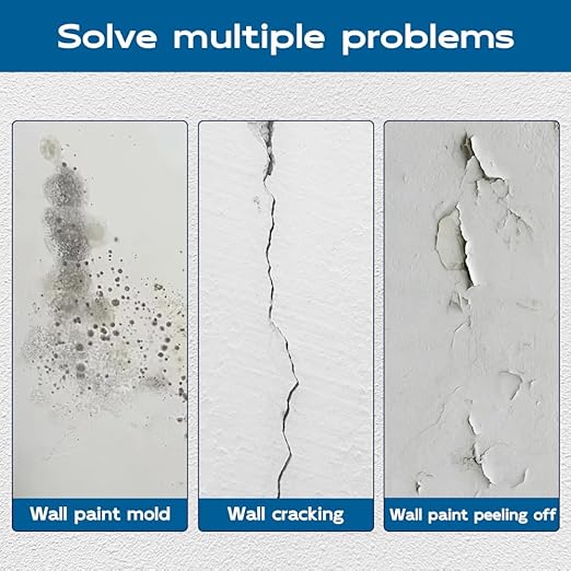 Efficient Drywall Repair Kit with Scraper, 2026 New Wall Mending Agent for Holes & Cracks, Multi-Functional Wall Patch Repair Kit for Wall Holes, Dents & Small Damage (2PCS)