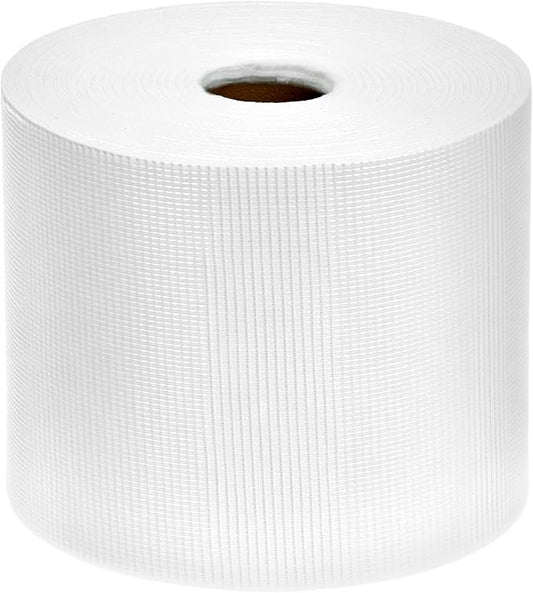 QWORK Waterproofing Membrane Fabric, 6 Inches x 328 Feet Anti-Fracture Liquid Waterproof Membranes Fiberglass Tape for Shower Wall,Leak,Seam