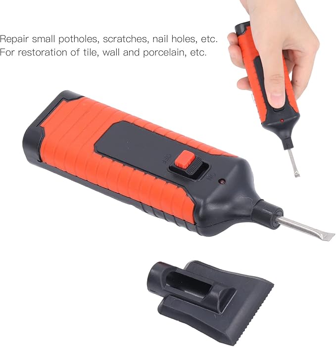 Tile Repair Kit, Ceramic Repair Kit with Electric Heating Pen Wax Block Set Crack Gaps Repairing Tools for Stone Porcelain