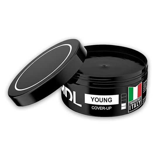 Cover Up Hair Wax for Men, Black Hair Wax Stick for Temporary Gray Coverage, Strong Hold Styling Wax for Men, Water Based Styling, Easy Wash Out, Made in Italy, 100 ml