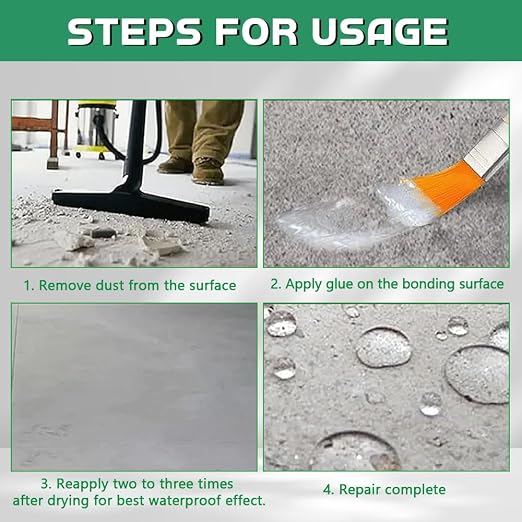 2024 New Invisible Waterproof Agent Set, Upgrade Super Strong Transparent Coating, Anti-Leakage Transparent Protection Glue for Repairing Leaks and Adhesive (2)