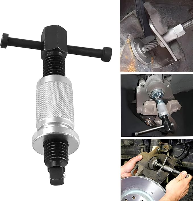 Bittwee Car Brake Piston Wind Back Tool, 5PCS/Set Brake Caliper Piston Rewind Tool, Auto Rear Brake Pad Wind Back Tool, Brake Caliper Wind Back Tool for Replacement of Rear Brake Pad