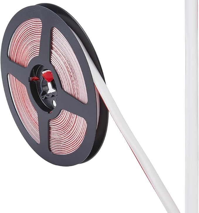 GORGECRAFT 6.56 Yard Caulk Strip 0.4 Inch Self Adhesive White Waterproof Caulking Strip Peel and Stick Tape Roll Bathroom Corner Ceramic Tile Caulking Gap Tape for Stove Sink Toilet Bathtub Wall