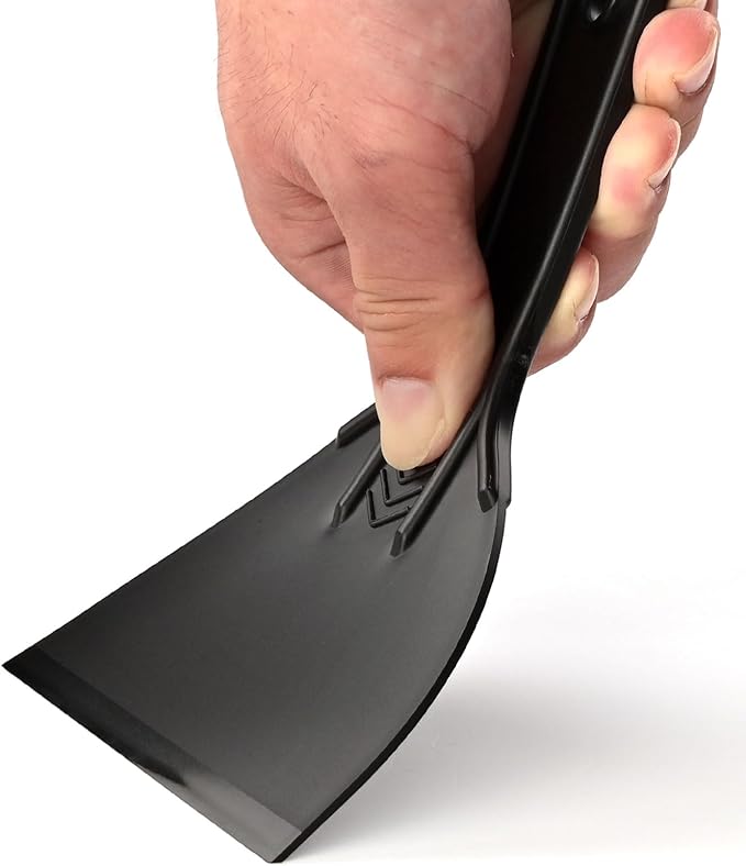 Plastic Putty Knife Set – 3 Pack 2" 4" 6" Flexible Scrapers – Spackle Knives & Paint Scraper Tools for Drywall Repair, Painting, Patching, Caulking, with 3 Pairs of Gloves