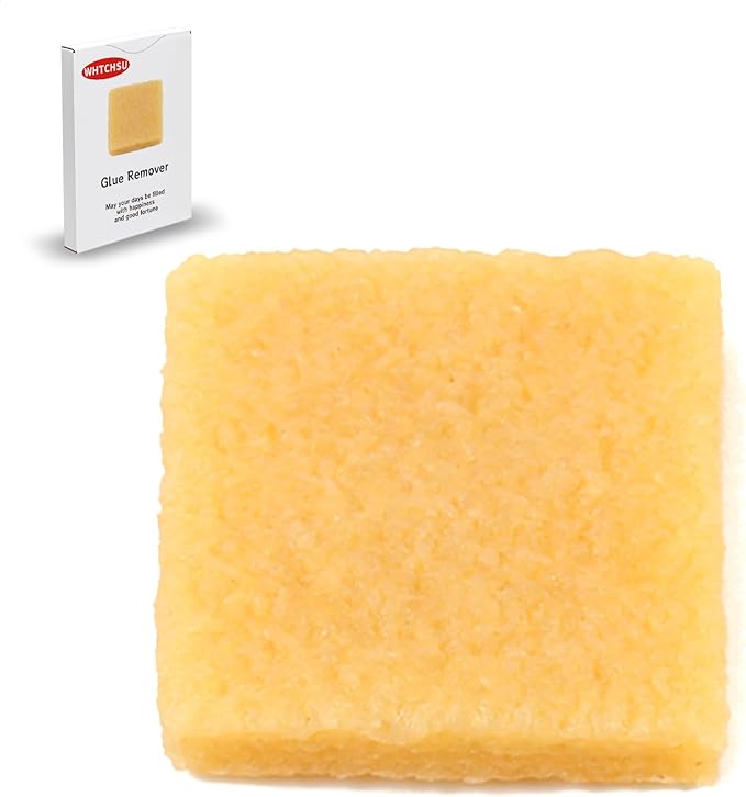 WHTCHSU 1 Pcs Glue and Residue Eraser Rubber Cement Cleaner for Removing Adhesive and Residues from Paper Plastic and More