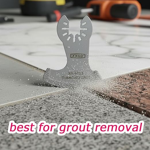 XXGO 8 Pcs Oscillating Multitool Diamond Blade for Grout Removal XG8001S