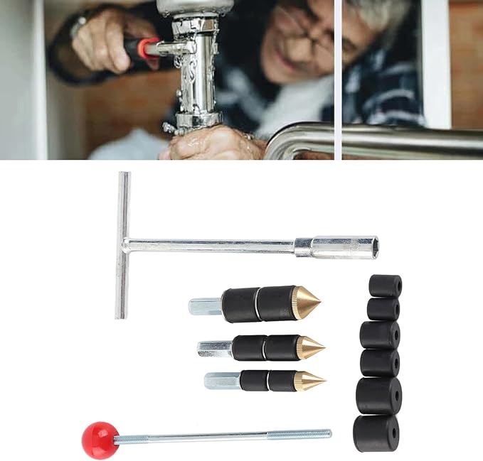 Pipe Water Stopper Tool Stainless Steel Resistant Hot Melt Water Stop Needle for Walls Home Repair Plumbing Tool Leak Repair Kit for Fixing Burst Pipes