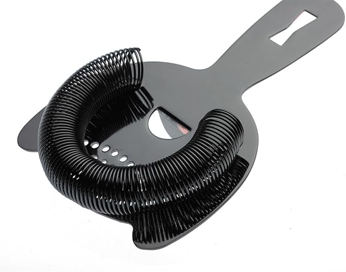 Barfly Heavy Duty Spring Bar Strainer, Gun Metal Black
