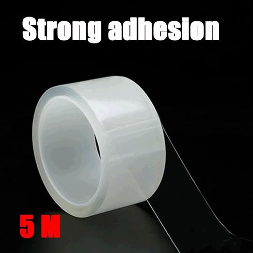 LiXiongBao Clear Caulk Strip, 2 Inch x 16.4 Feet Self Adhesive Caulk Tape Caulking Sealing Tape for Kitchen Countertop Sink Bathtub Bathroom Shower Toilet and Floor Wall Edge Protector