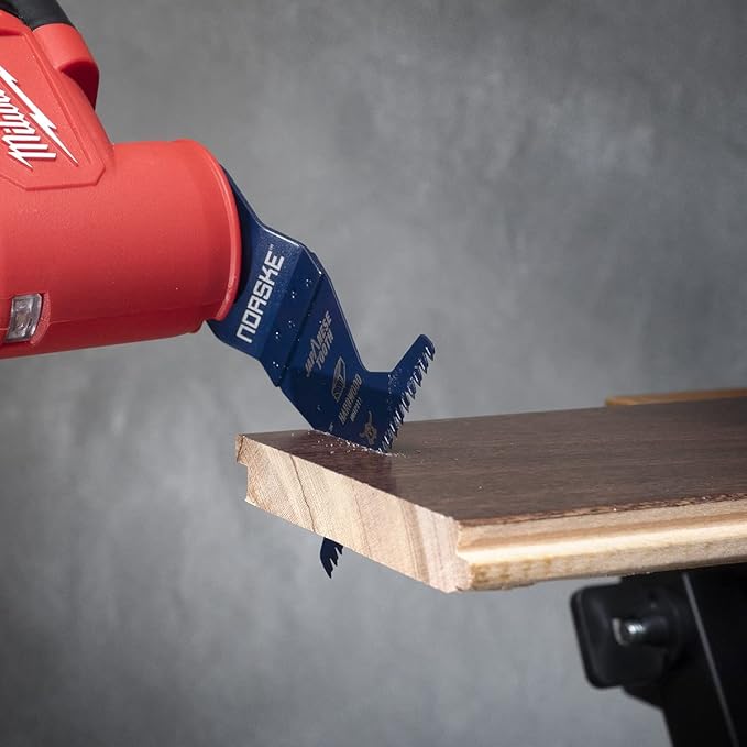 Norske Tools NOTP211 2-3/4 inch Japanese Tooth Bi-Metal Oscillating Multi Tool Accessory Blade for Wood and Hardwood