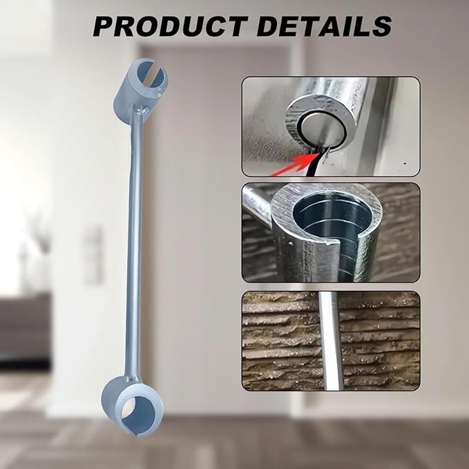 Hinges Gap Adjusting Wrench 2025 Upgrade Adjustable Door Hinge Repair Spanner Steel Double-Head Hinge Adjuster Tool Portable Heavy-Duty Door Hinge Repair Tool for Easy Door Fixes (Large: 18-24.5mm)