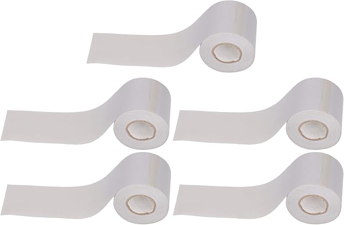 5pcs Air-Conditioner Pipe Tapes Oil-Resistant Tube Pipe Wrapping Tape Protective Tape Leakage Repair 6cm Width (Grey)