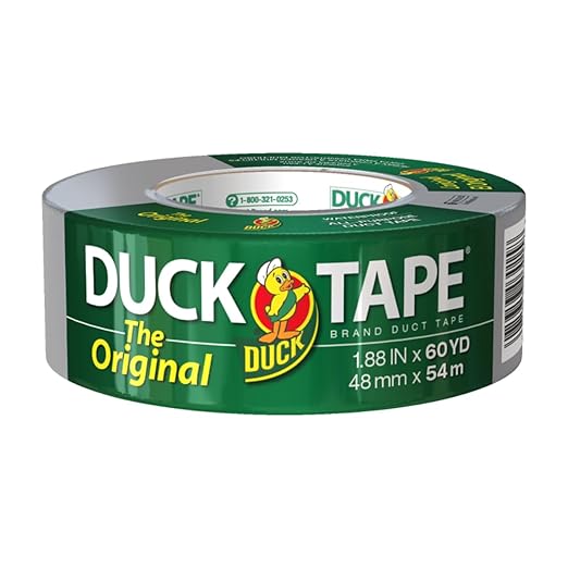 Duck The Original Tape Brand 394475 Duct Tape, 1.88 Inch x 60 Yard Silver (Pack of 24)