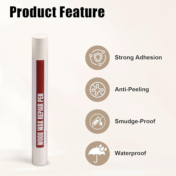 Wood Filler Sticks, 20 Colors Wood Repair Wax Crayons with Scraper, Wood Touch Up Markers for Repairing Scratches, Cracks, Holes in Cabinets, Floors, Tables and Doors[Common Series]