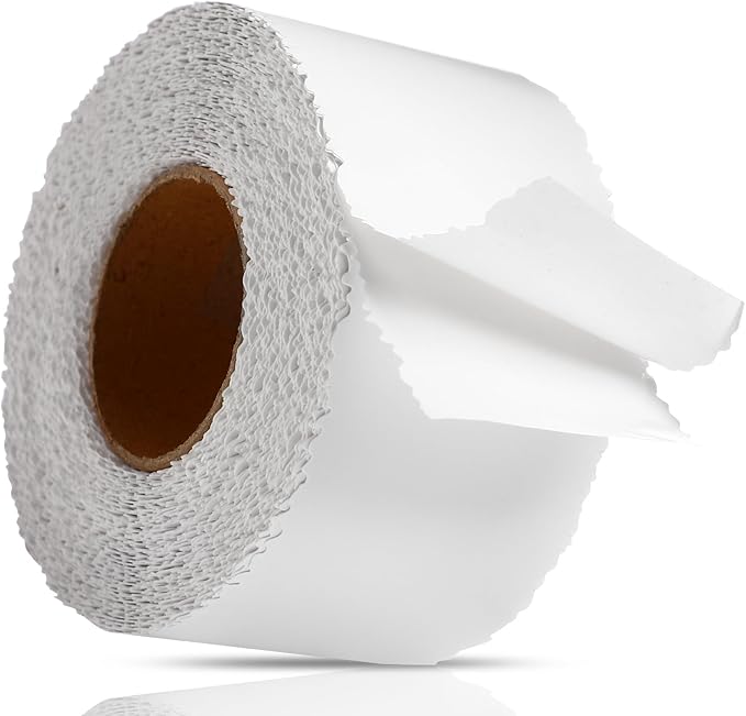 Tape Serrated Edge for Drywall Patch Joint Repair- High Adhesion, Easy Tear Wall Repair Tape (2in*65ft, White)