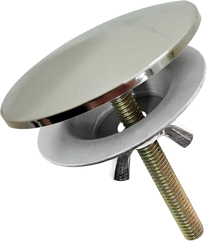 Westbrass 2' Kitchen Sink Hole Cover, Polished Nickel, D202-05