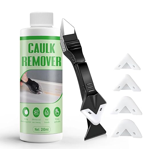 200ml Caulk Remover, Strong Dissolving Silicone Caulk Remover, Power Mild Performance Wide Application for Removes All Types of Uncured and Cured Silicone Rubber