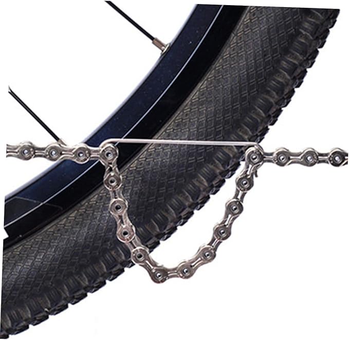 Wakauto 2pcs Chain Hook Stainless Steel Bike Repair Tool Joint Hook Chain Repair Tool for Bike Bicycle