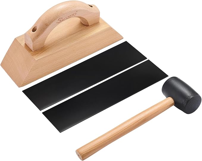 Wooden Floor Gap Fixer Tool Kit,with Comfortable Handle,Heavy-Duty Plank Grabber with 3PCS Washable Pads & 1 PC Hammer,for Repairing Gaps in Laminate,Vinyl, and Solid Wood