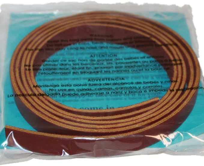 Leather Strap for Crafts & Jewelry | 72 Long × 5/8" Wide × 1/8" Thick (7-8oz) | Genuine Leather Strips for Crafts, Projects or Repairs - Burgundy