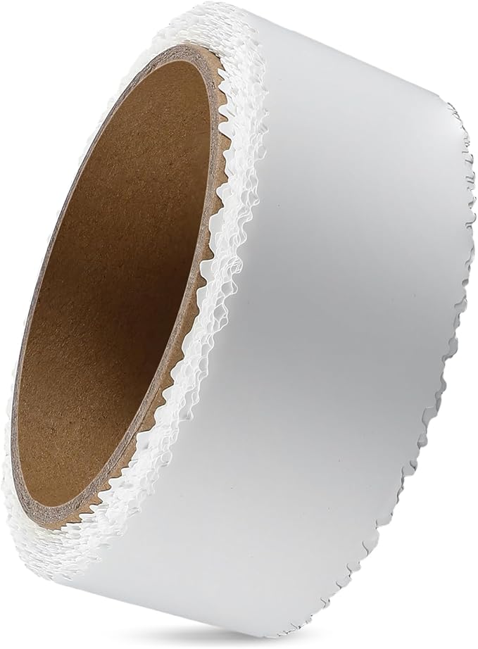 Self Adhesive Crack Repair Tape Drywall Joint Tape Patch Wall Seam Patch Heavy Duty Smooth Roll for Concrete Repair, White (2'' X 50')