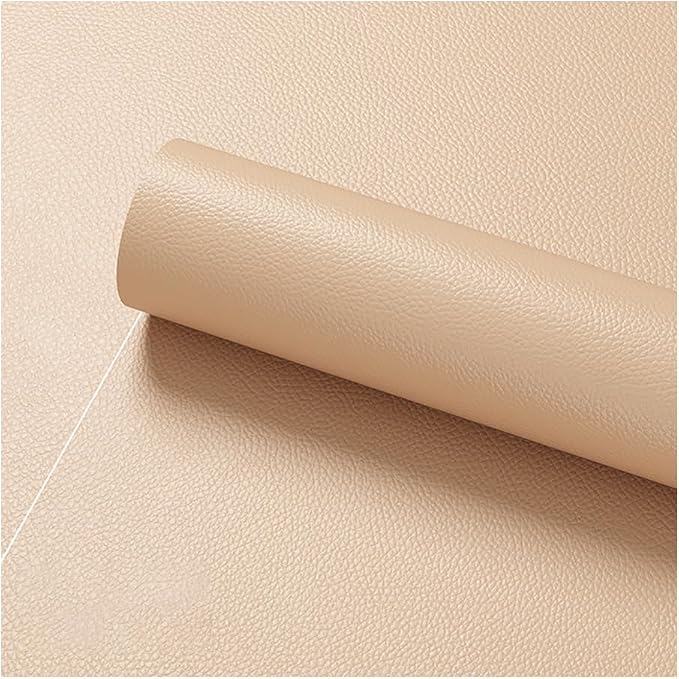 Faux Leather Repair Patch 19.7 × 39.4In,Yellow Self - Adhesive Leather Repair, 2.5MM Thick Upholstery Leather for Upholstery Crafts, DIY Sewing, Sofas, Furniture, Car Seats, Chairs(1Pcs)