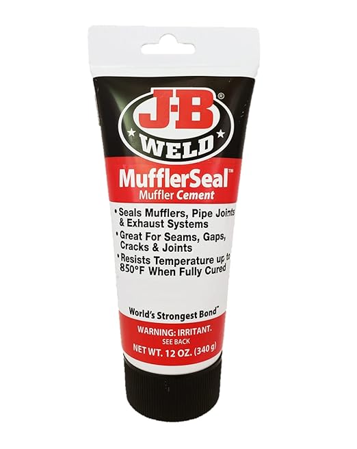 J-B Weld MufflerSeal Muffler Cement Plastic Tube 12 oz., Model Number: 37912